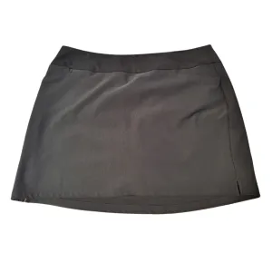 Adidas Solid Black Pull-on Golf Skort Size XL MSP$75