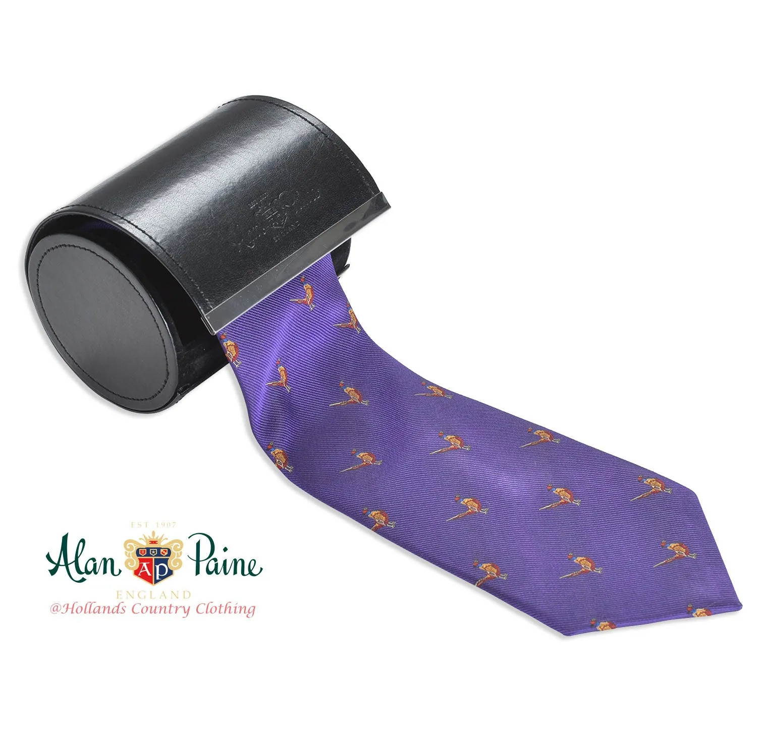 Alan Paine Ripon Silk Tie | Pheasants