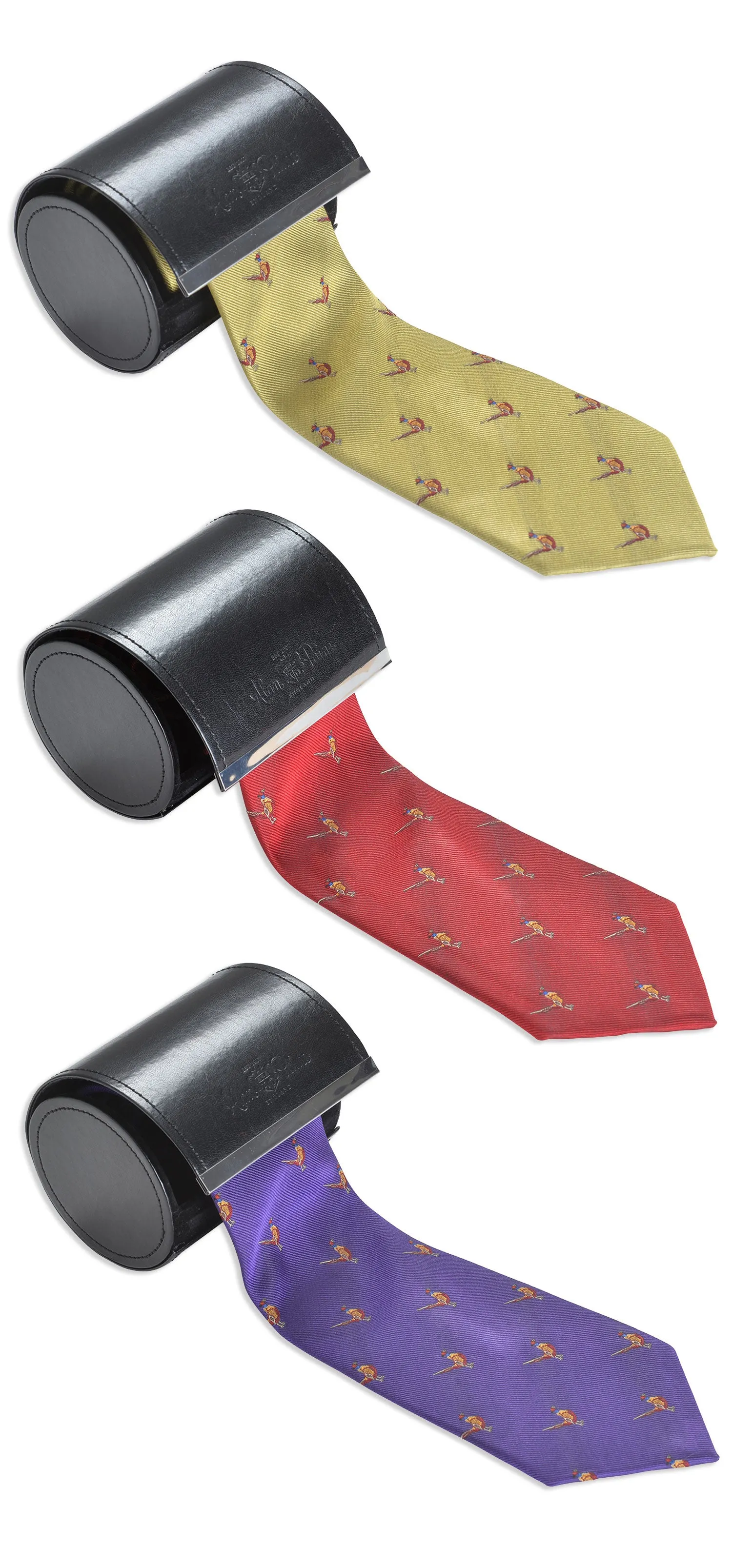 Alan Paine Ripon Silk Tie | Pheasants