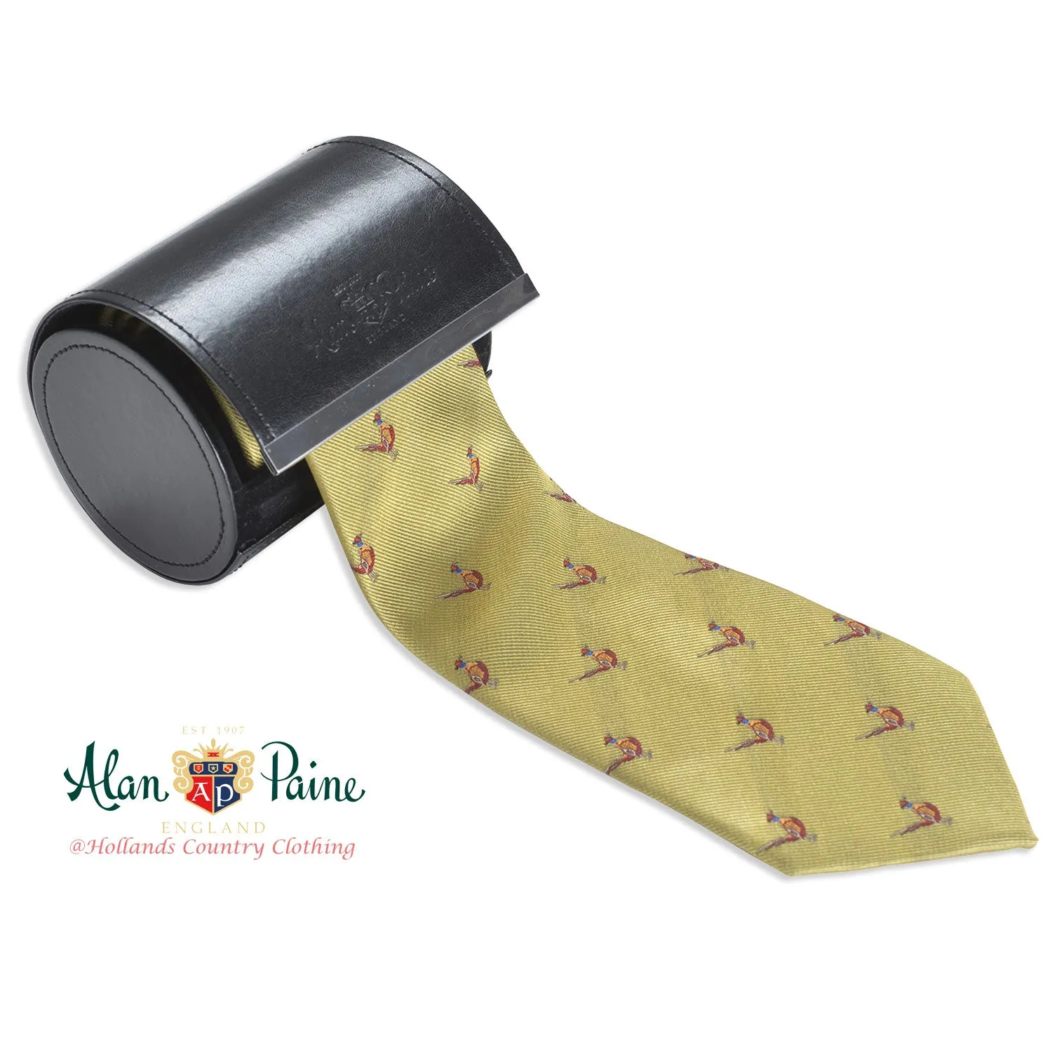 Alan Paine Ripon Silk Tie | Pheasants