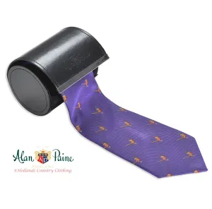 Alan Paine Ripon Silk Tie | Pheasants