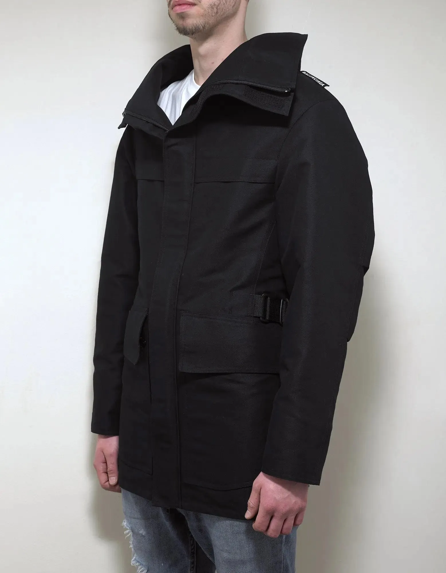 Balenciaga Black Incognito Parka