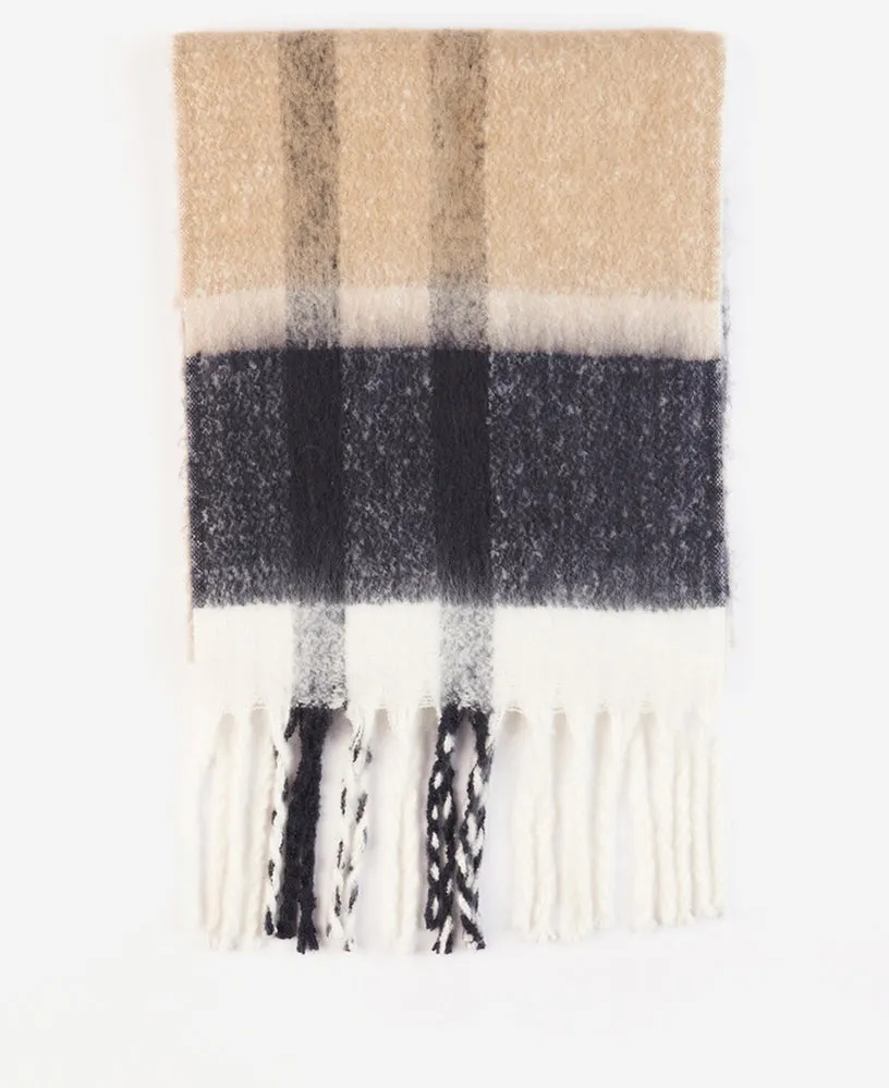 Barbour Isla Boucle Scarf LSC0293 - Rosewood