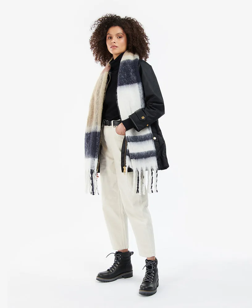 Barbour Isla Boucle Scarf LSC0293 - Rosewood