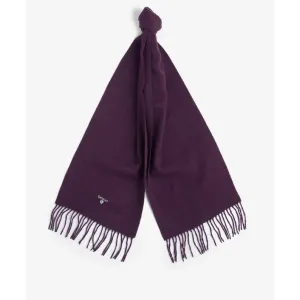 Barbour Plain Lambswool Scarf USC0008PU35 Damson