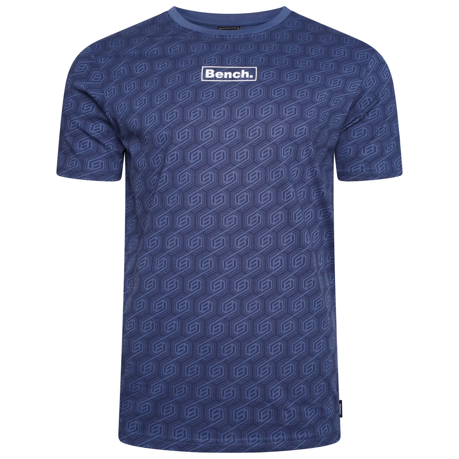 Bench Mens Porio Short Sleeve All Over Print T Shirt