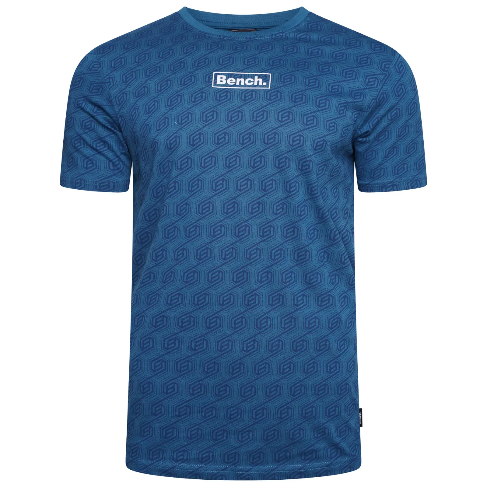 Bench Mens Porio Short Sleeve All Over Print T Shirt