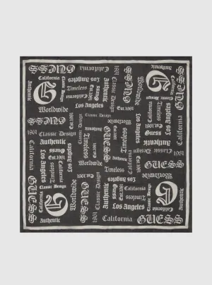 Black Gothic Scarf Guess