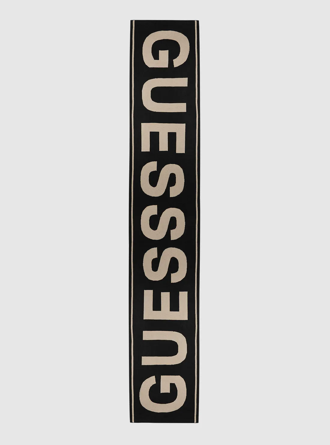 Black Logo Scarf Guess