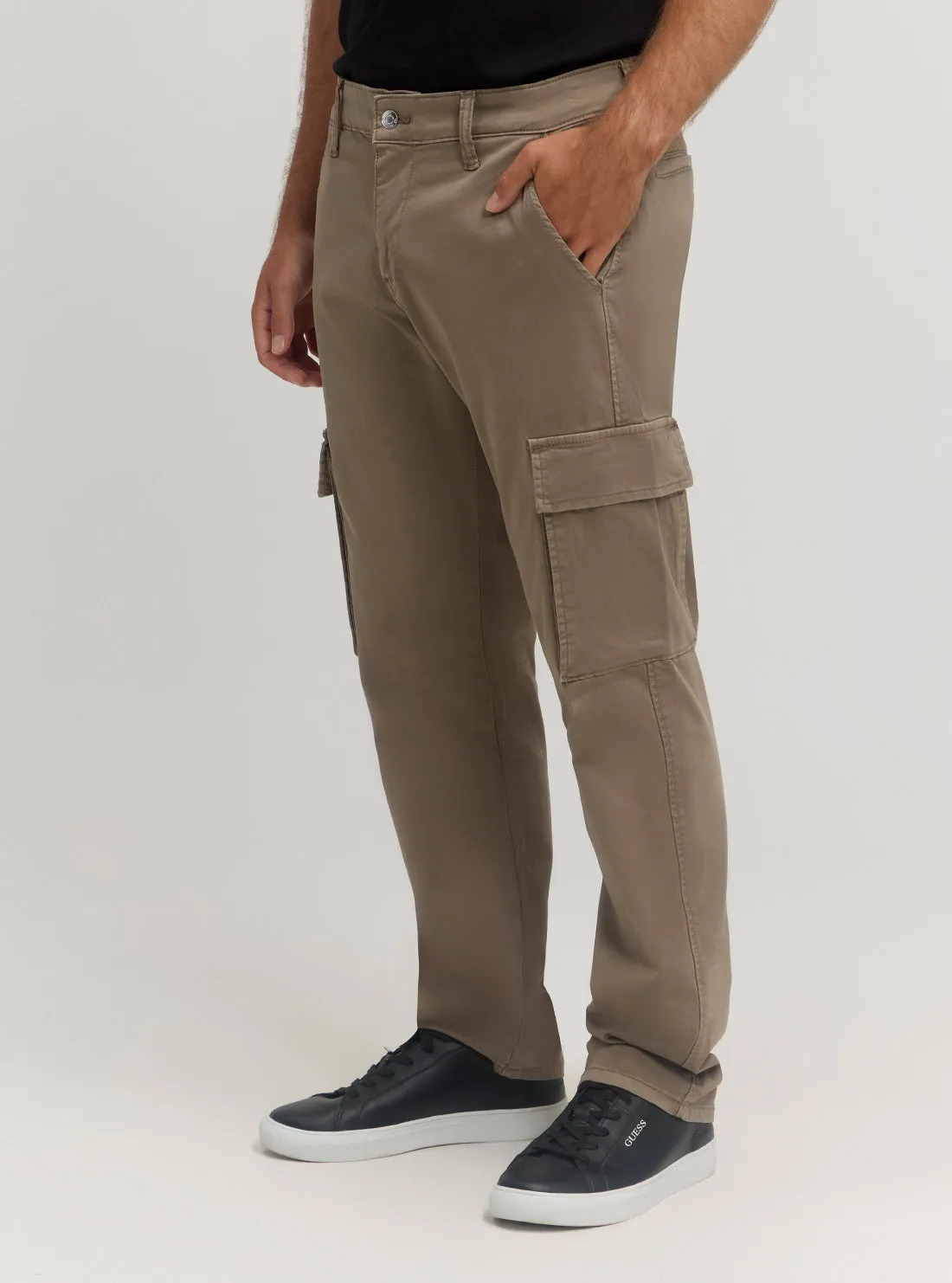 Brown Cargo Pants Guess