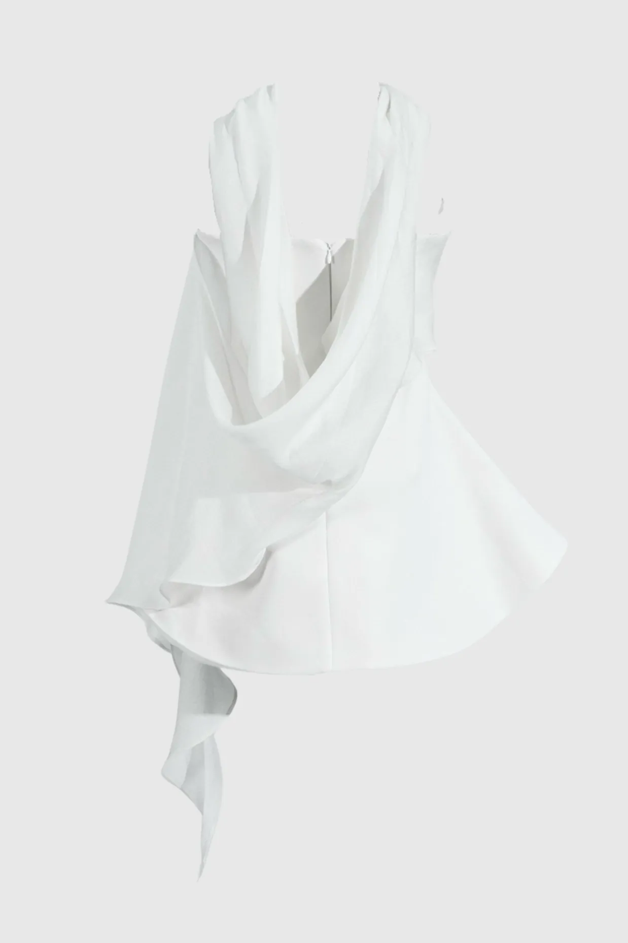 Calwa Scarf Strapless Flare Mini Dress Gloria Lanvin