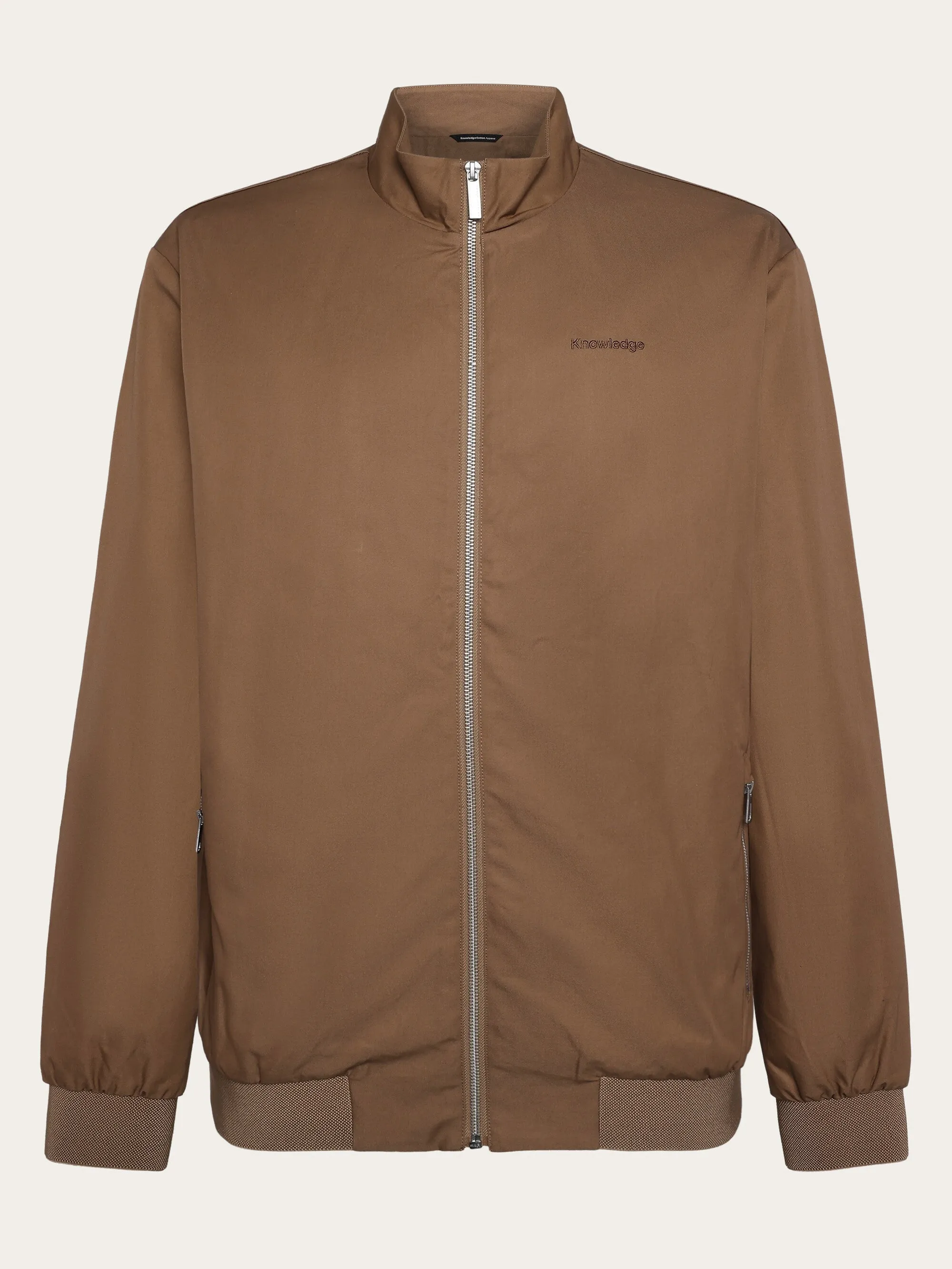Canvas Light shell bomber jacket - GOTS/Vegan - Tuffet Knowledge Cotton