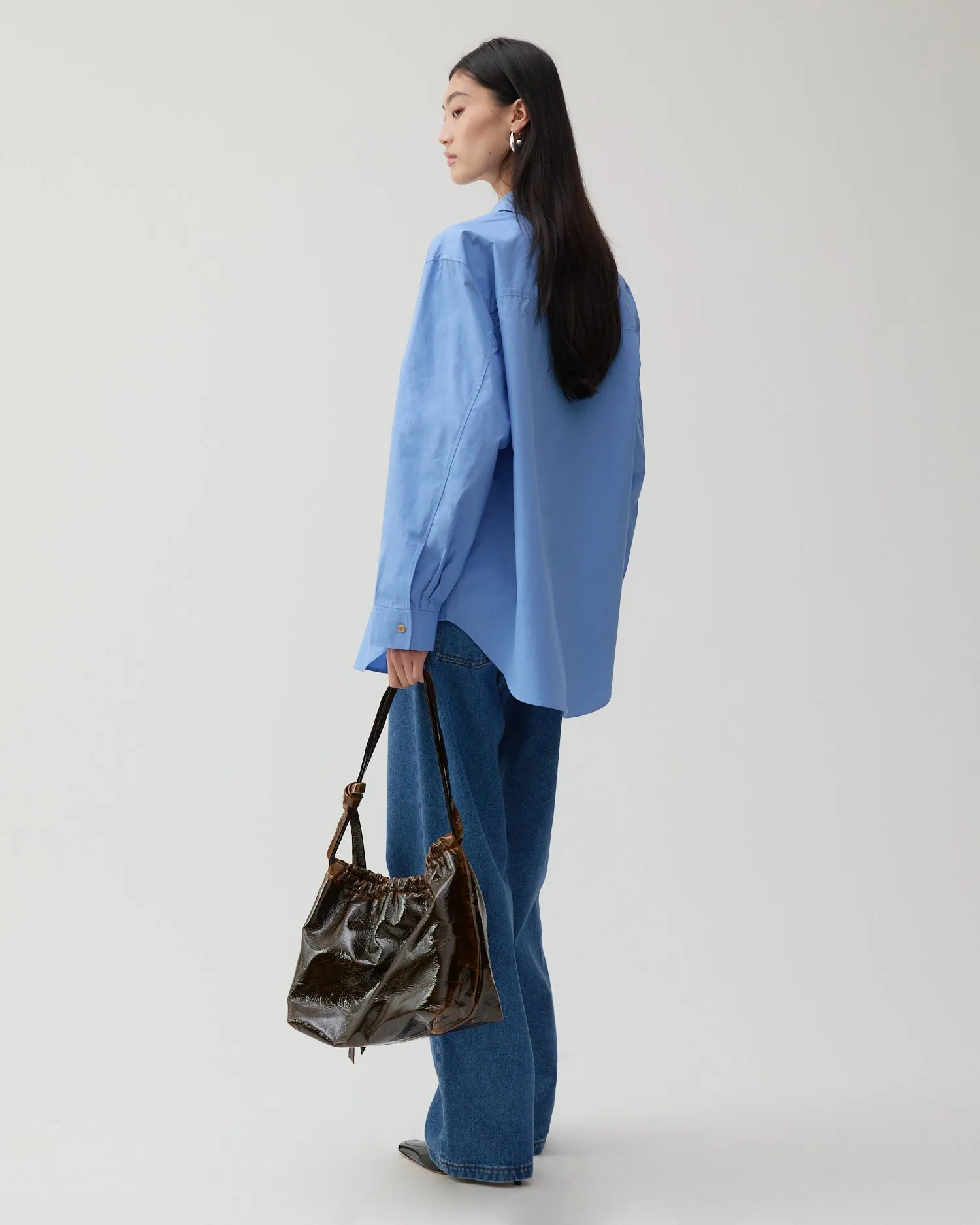 Caprice Shirt Organic Cotton Blue