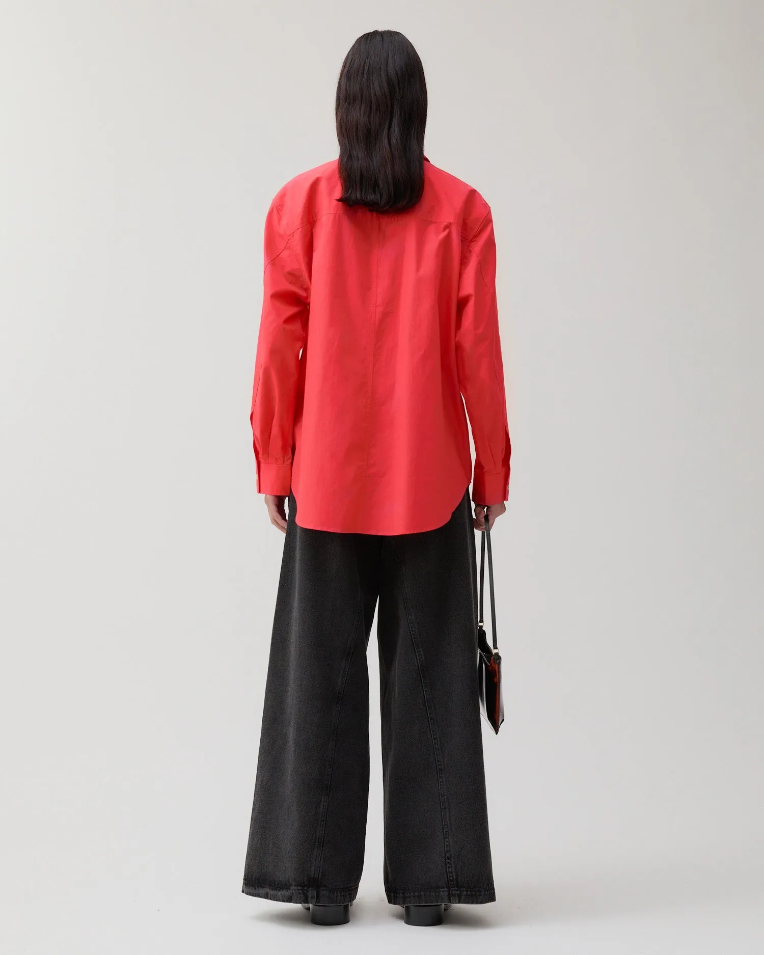 Caprice Shirt Organic Cotton Red