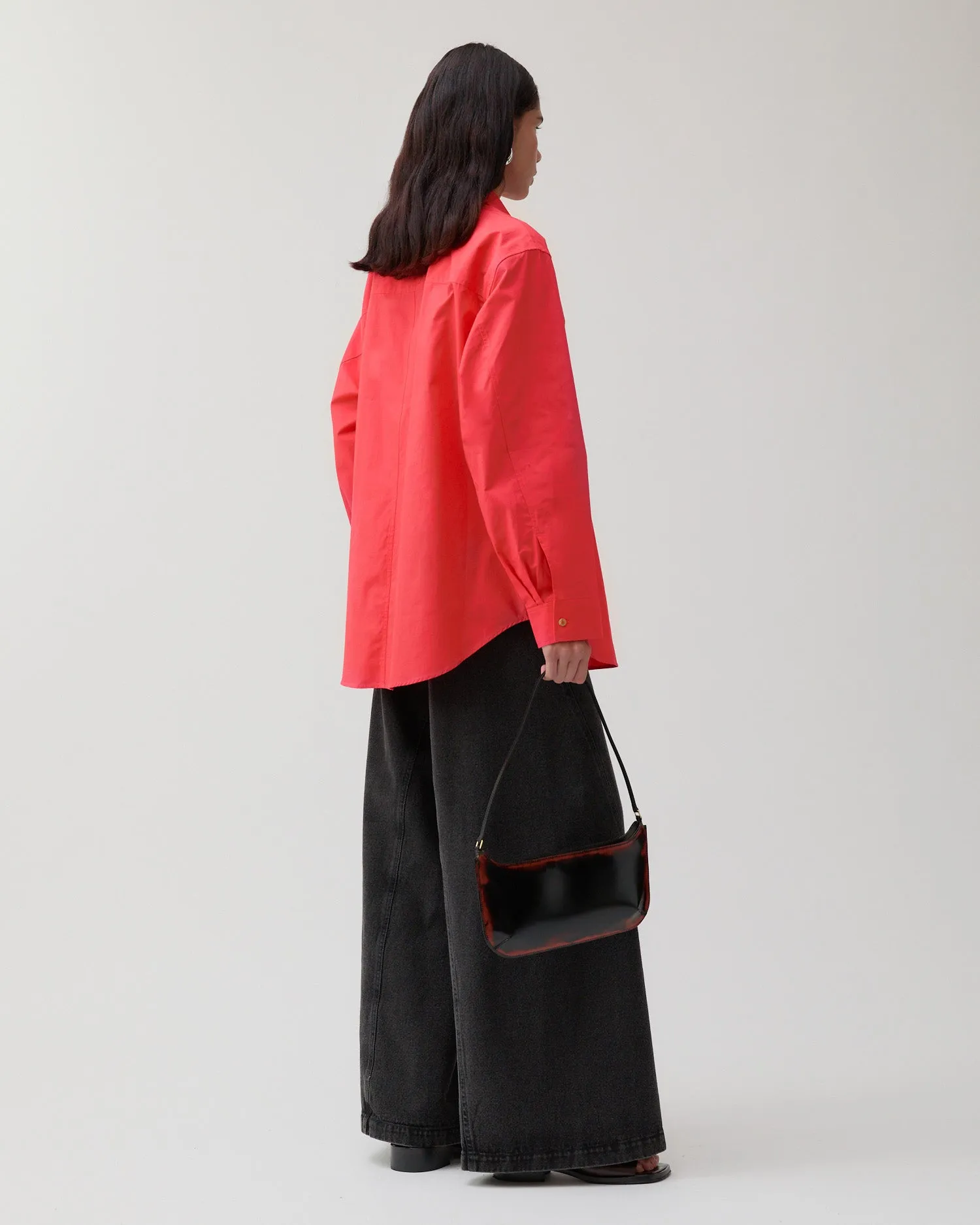 Caprice Shirt Organic Cotton Red