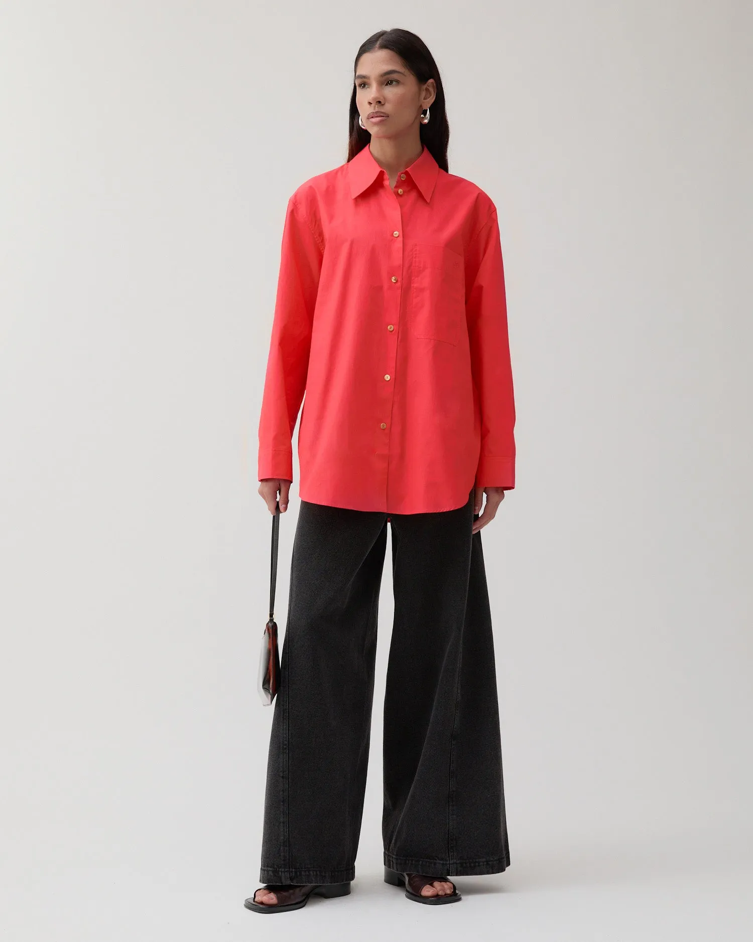 Caprice Shirt Organic Cotton Red