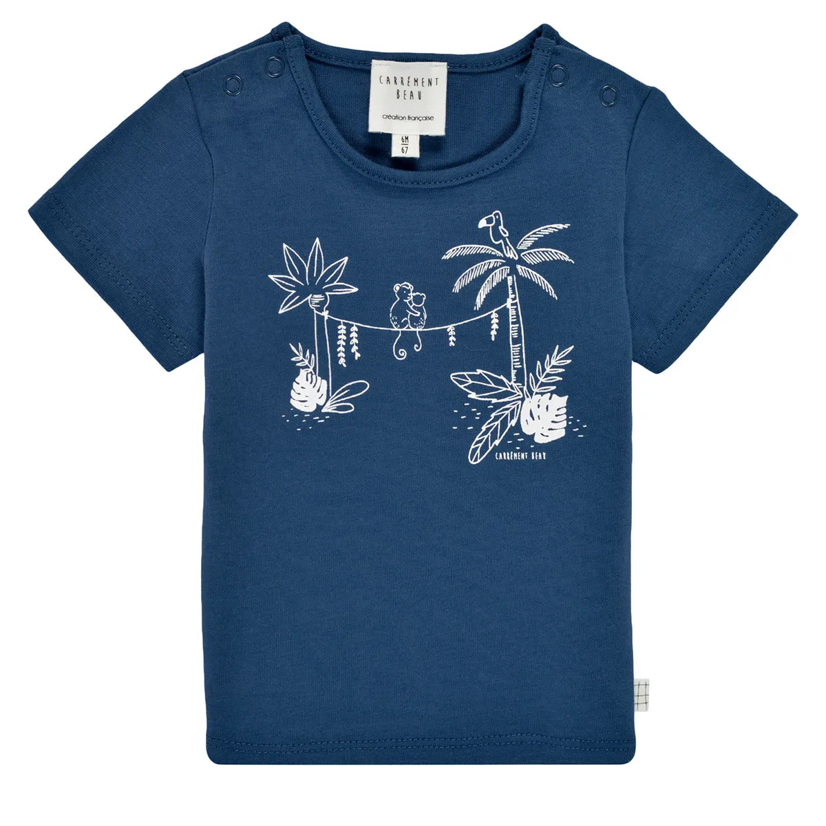 Carrement Beau Short Sleeves T-Shirt Spring 2 Blue