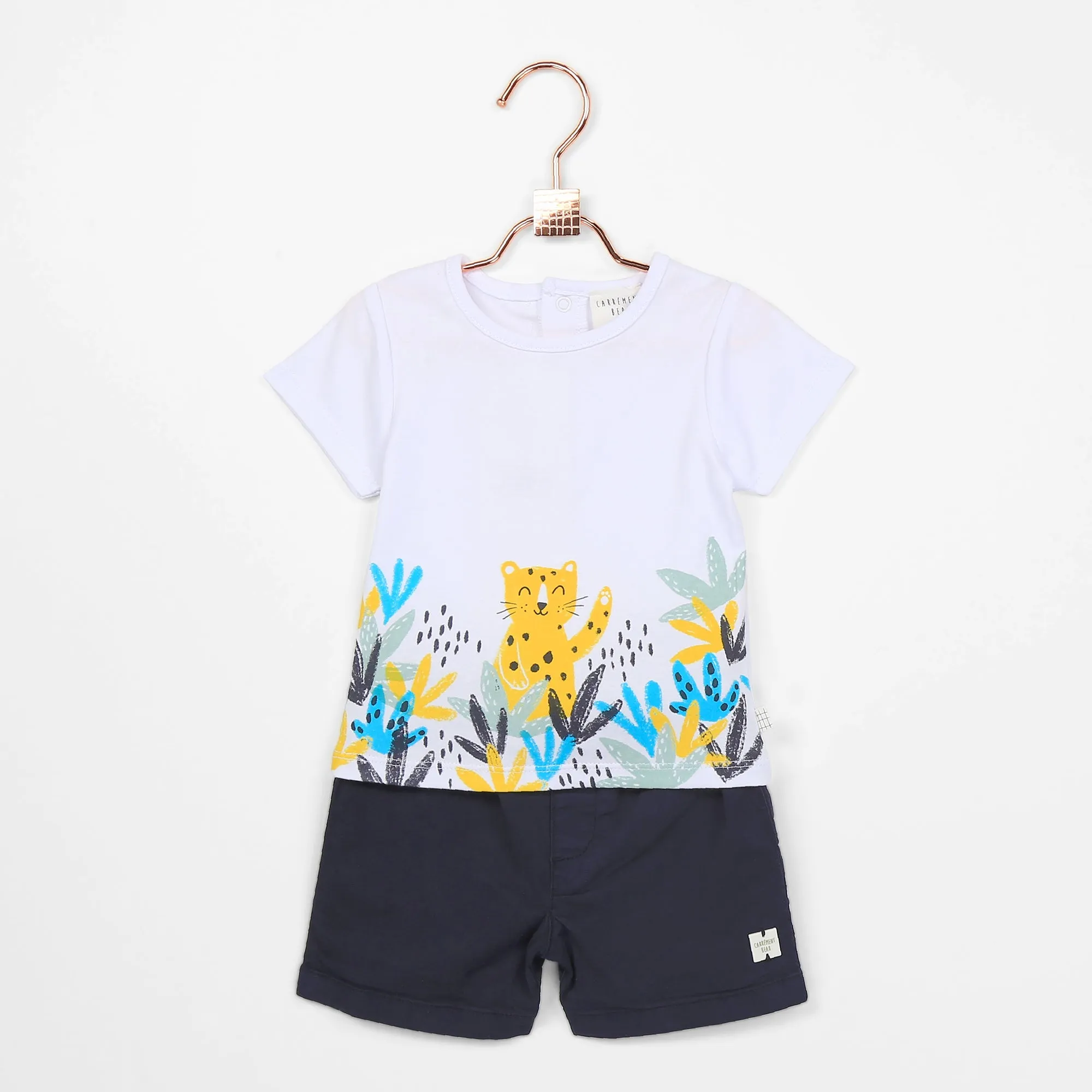 Carrément Beau Short Sleeves Tee Shirt Spring 1 Infant White