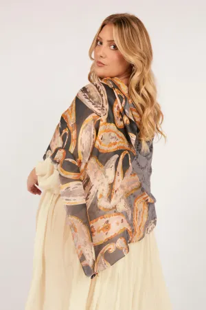 Celestial Paisley Scarf Adrift