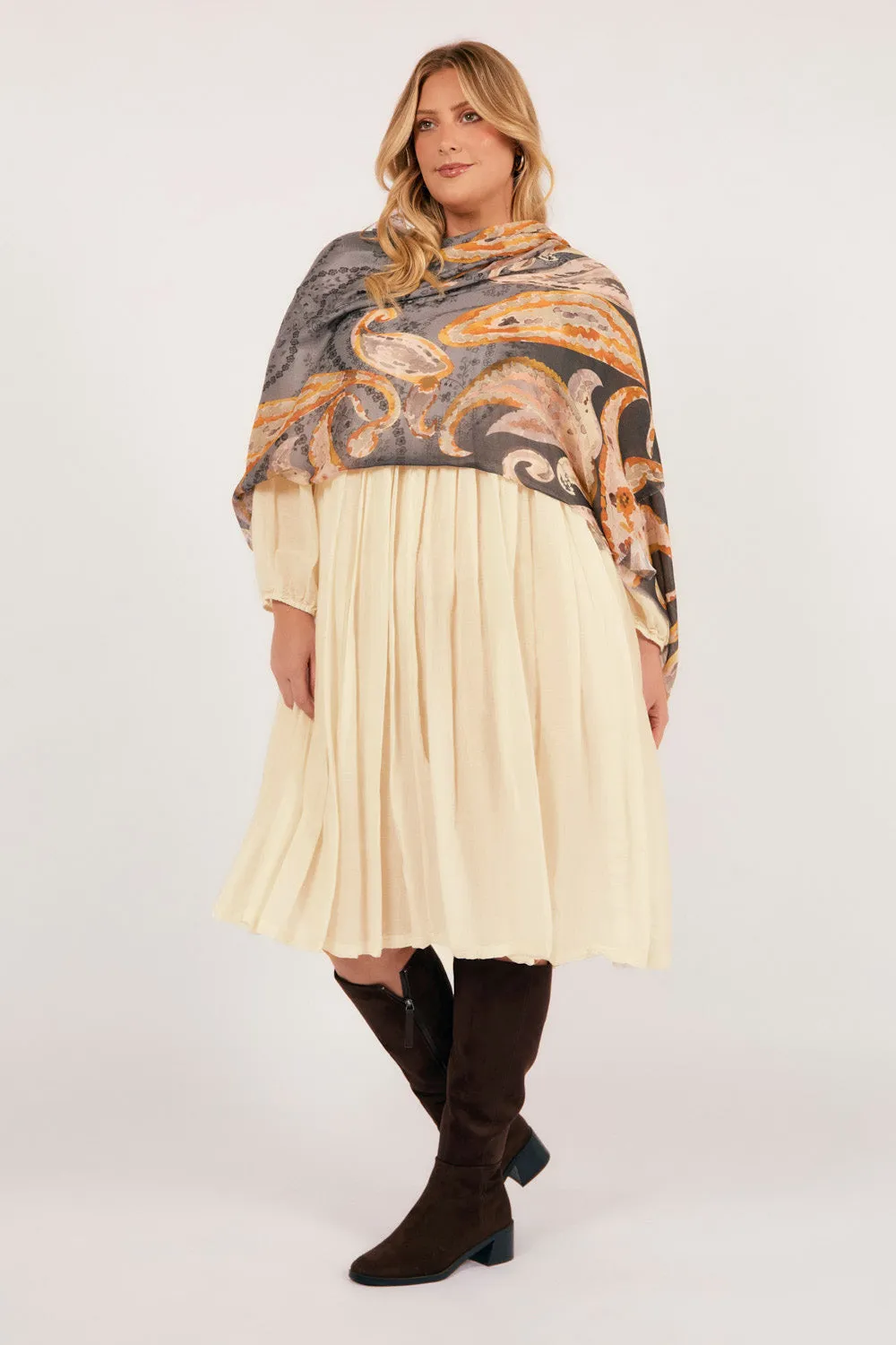 Celestial Paisley Scarf Adrift