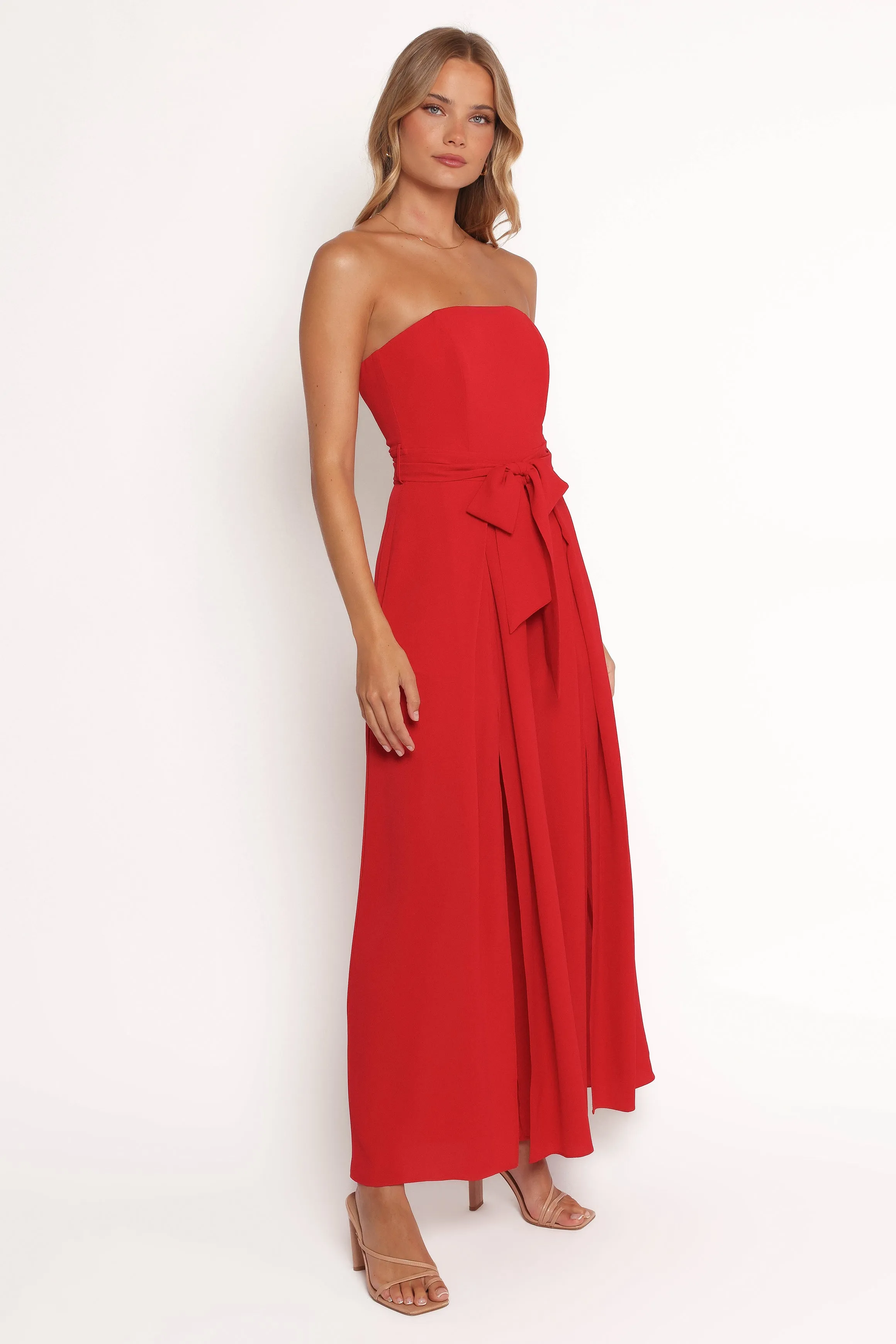Chanellie Jumpsuit - Red