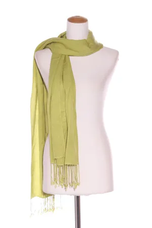 Chartreuse tassel pashmina? scarf!