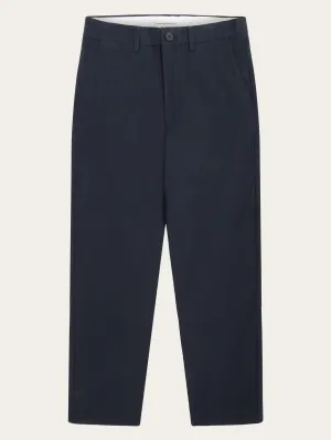CHUCK regular flannel chino pants - Night Sky Knowledge Cotton