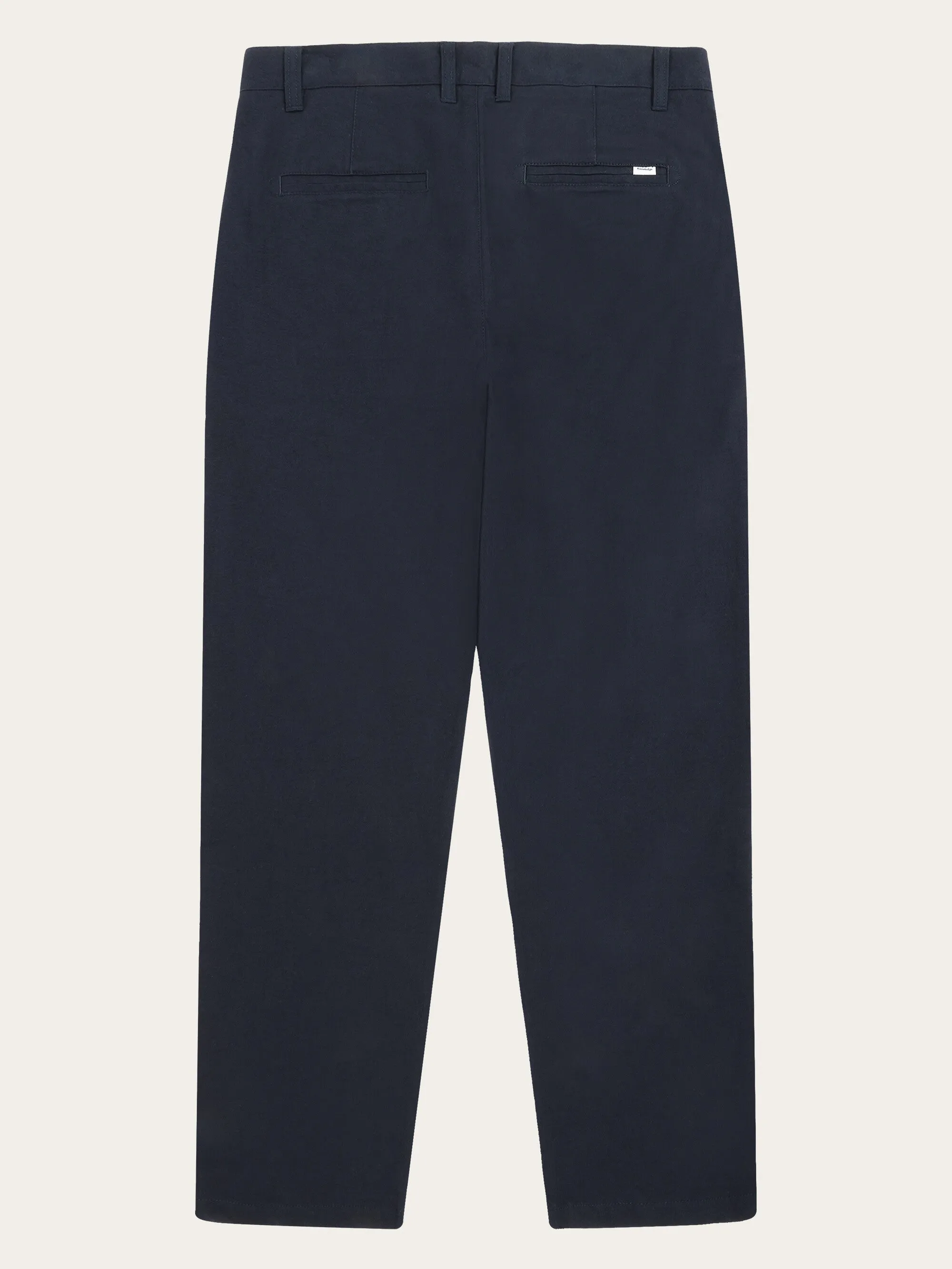 CHUCK regular flannel chino pants - Night Sky Knowledge Cotton