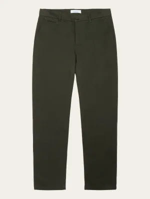 CHUCK regular twill chino pants - Forrest Night Knowledge Cotton
