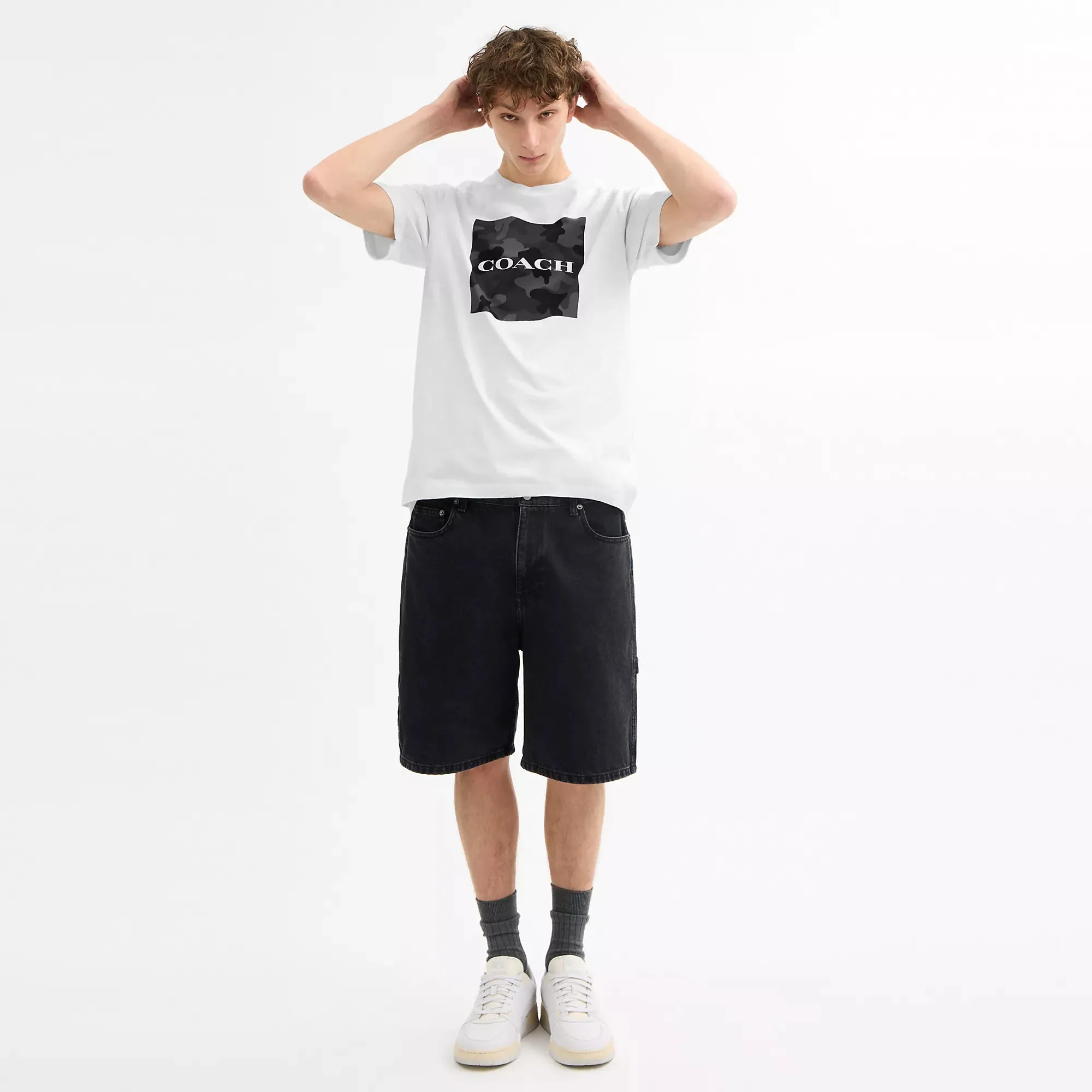 Coach Outlet Camo Classic T Shirt In Organic Cotton