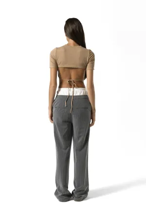 COOP Tie Crop in Golden