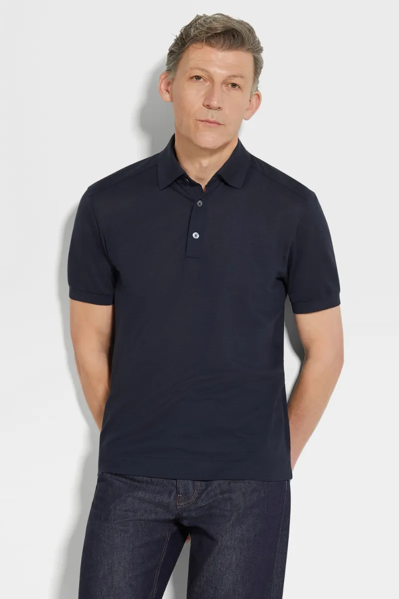 Cotton Silk Polo