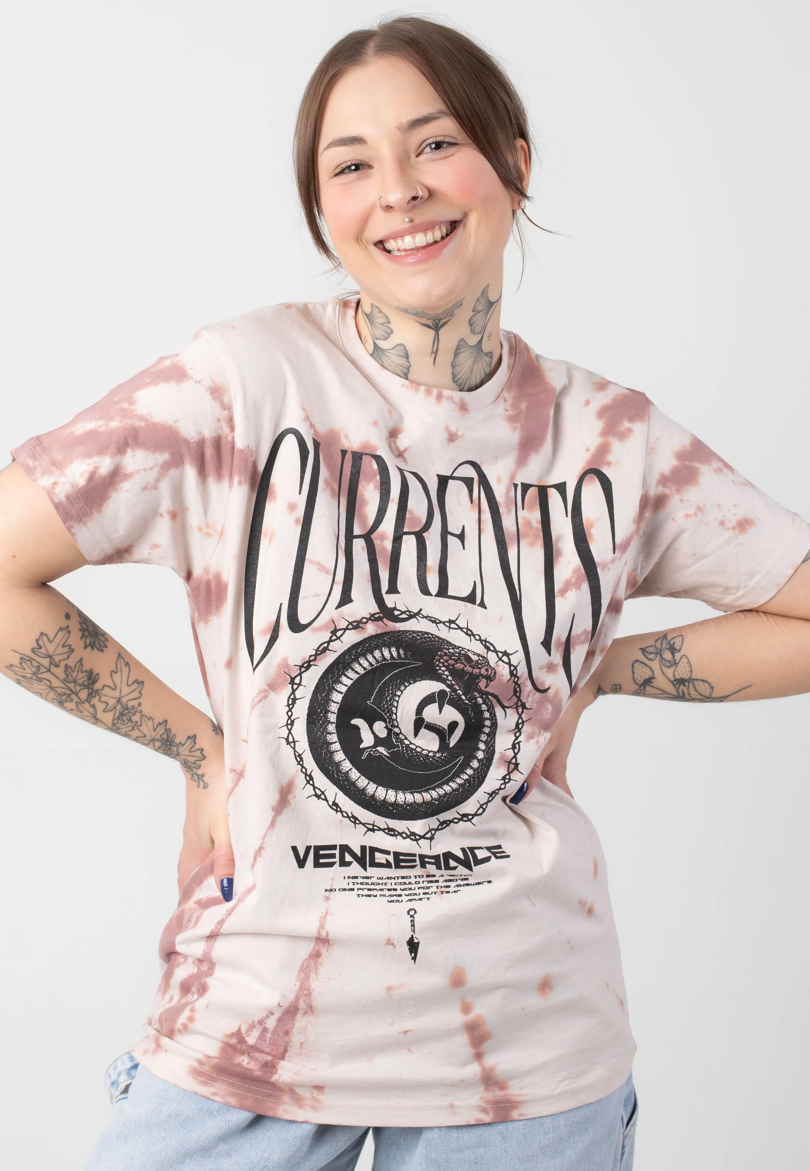 Currents - Vengeance Cream Tie Dye - T-Shirt