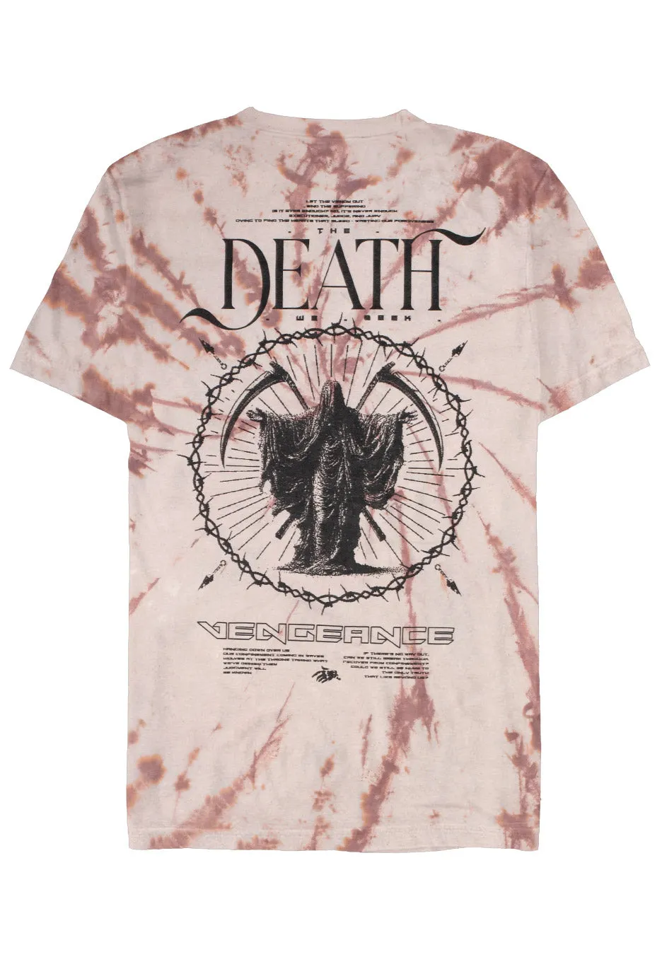Currents - Vengeance Cream Tie Dye - T-Shirt
