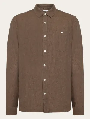Custom fit linen shirt - Tuffet Knowledge Cotton