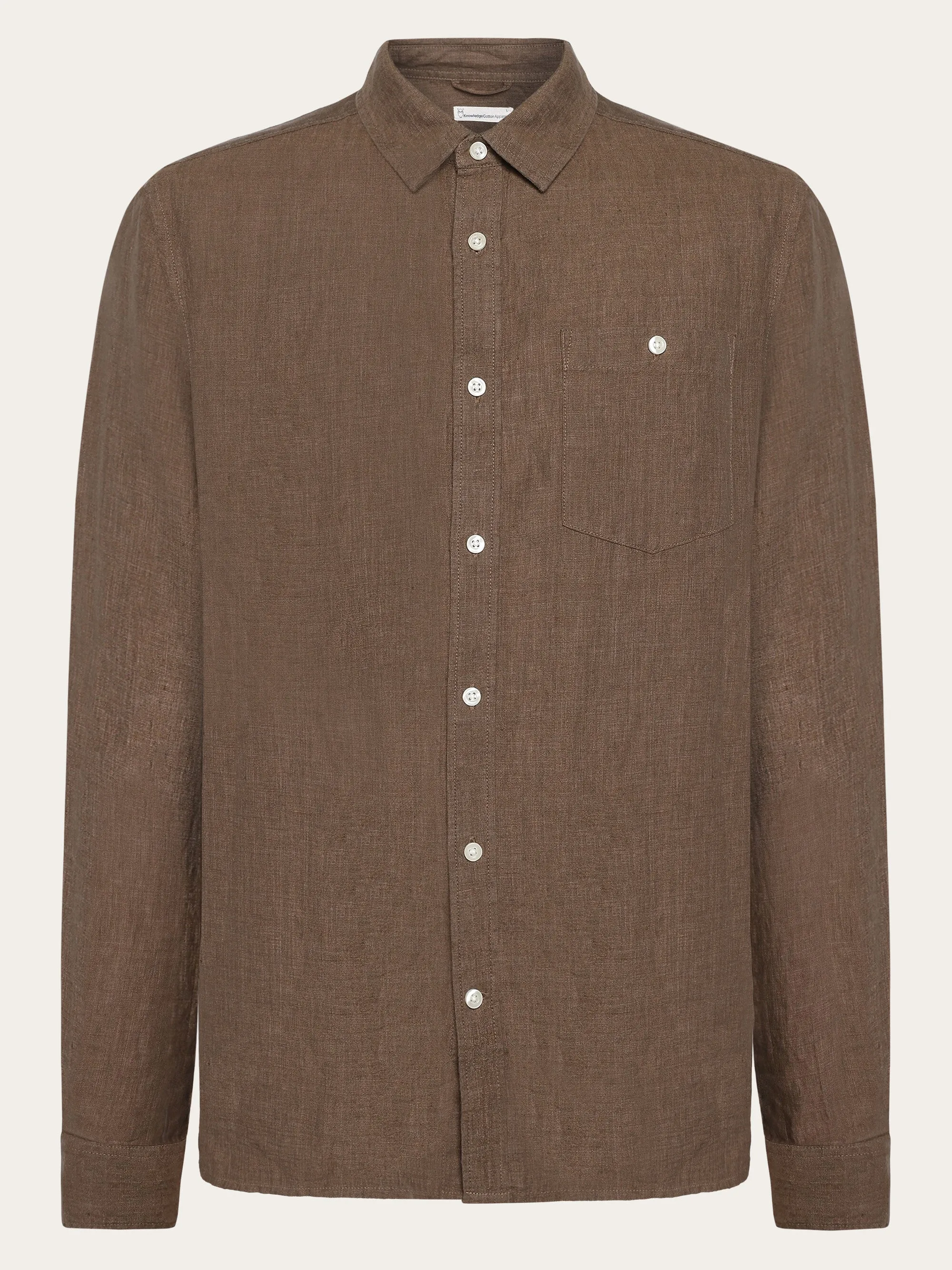Custom fit linen shirt - Tuffet Knowledge Cotton