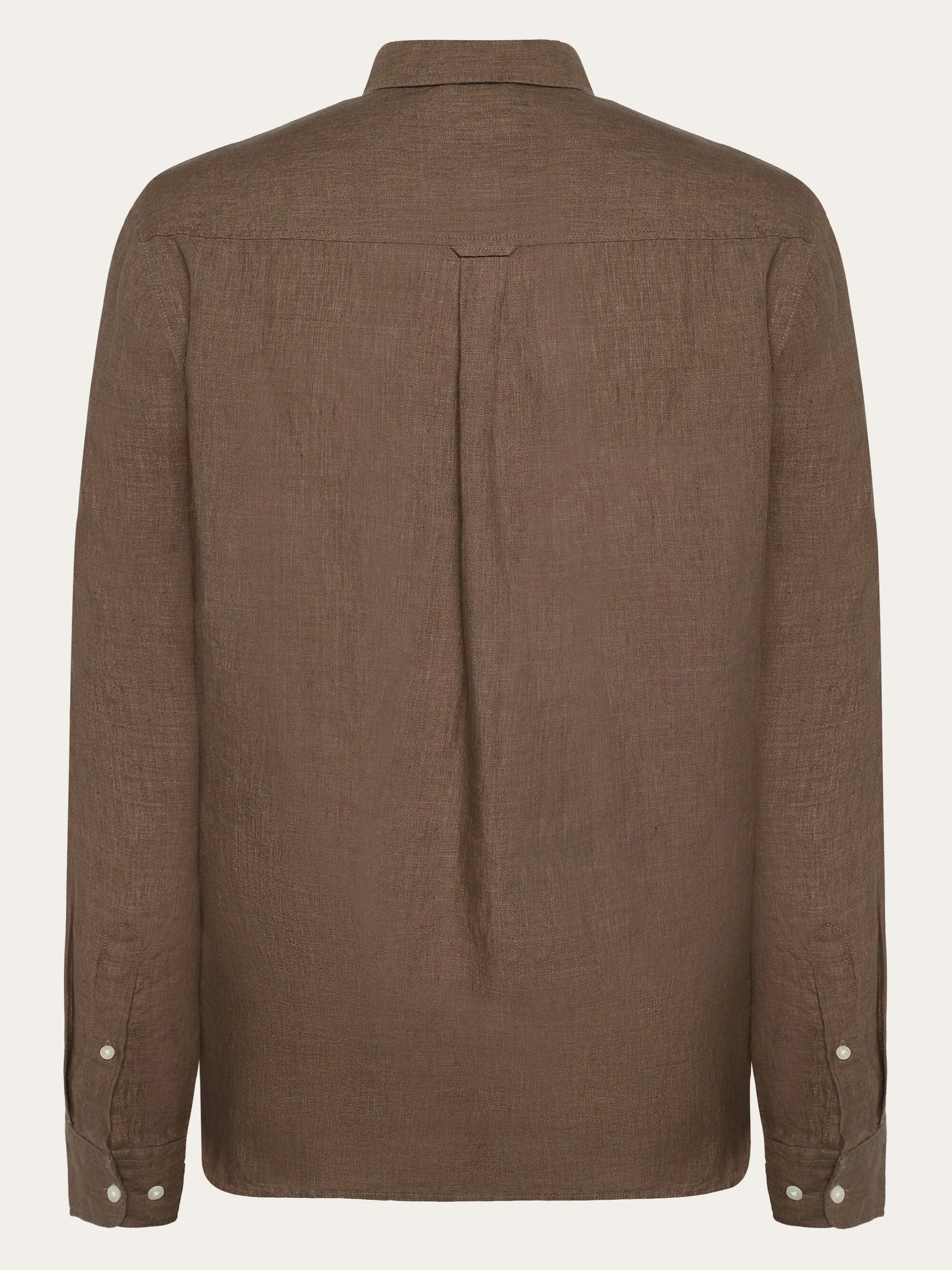Custom fit linen shirt - Tuffet Knowledge Cotton