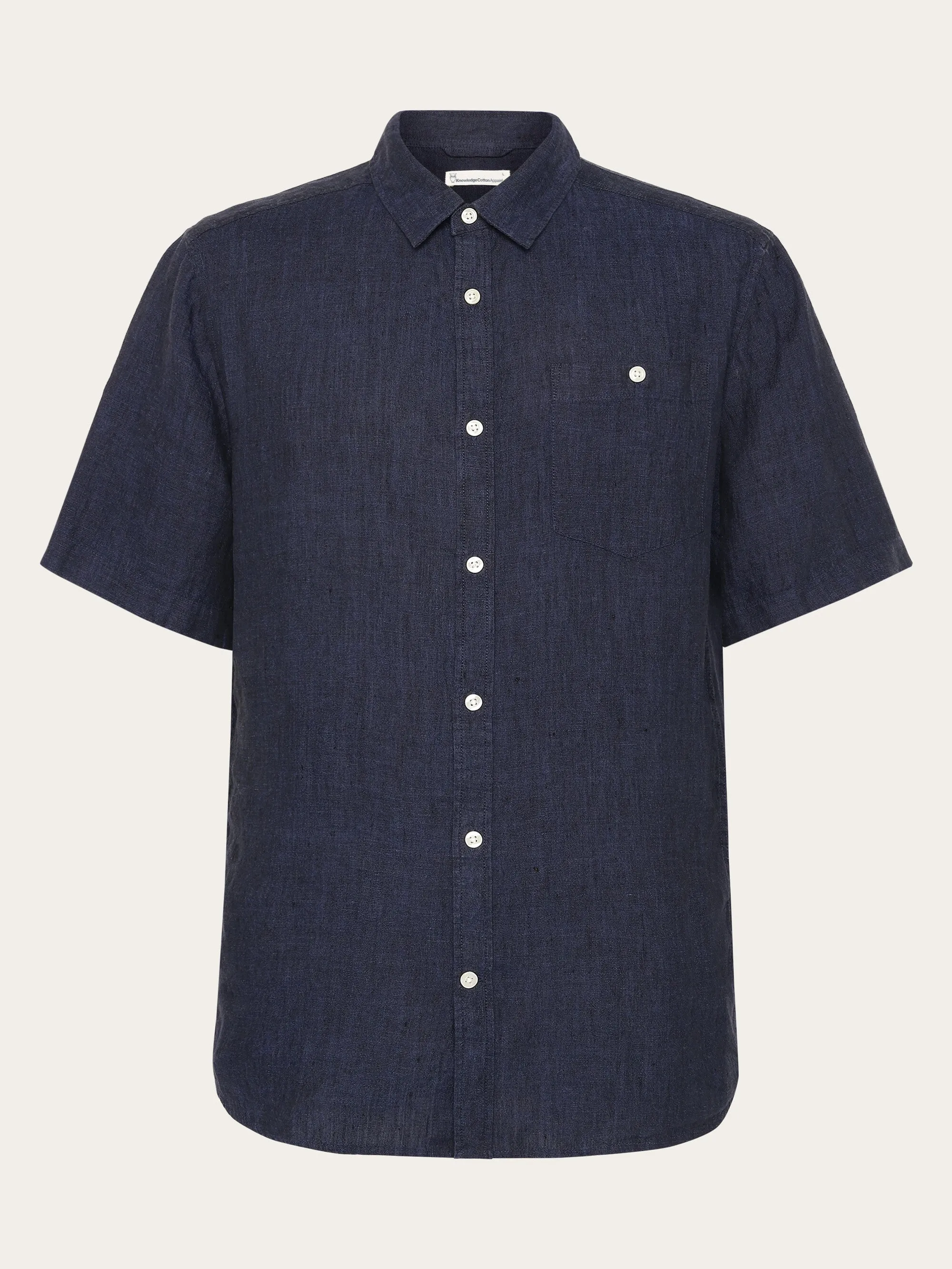 Custom fit linen short sleeve shirt - Yarndyed - Total Eclipse Knowledge Cotton