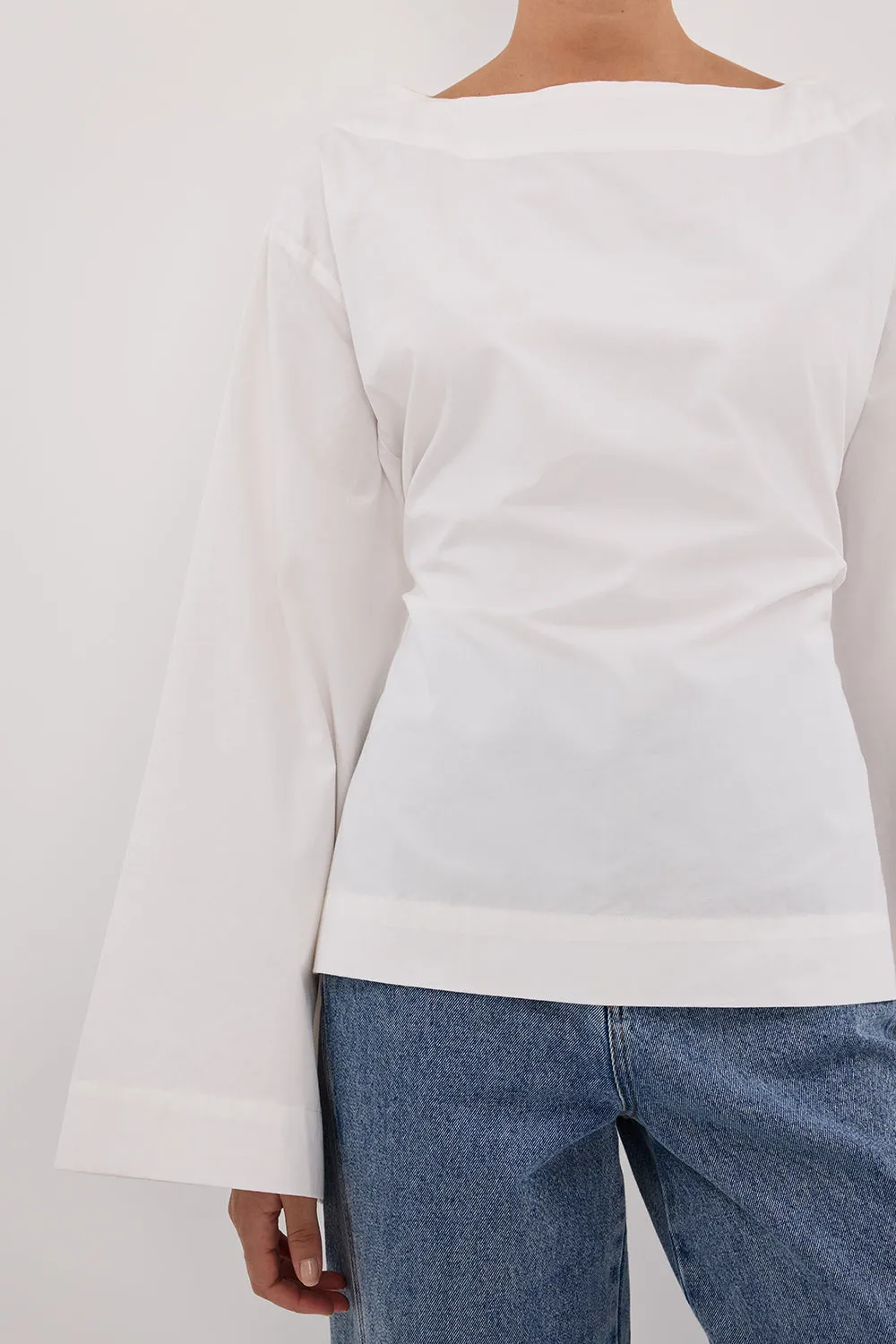 Dissh IVY WHITE LONG SLEEVE TOP