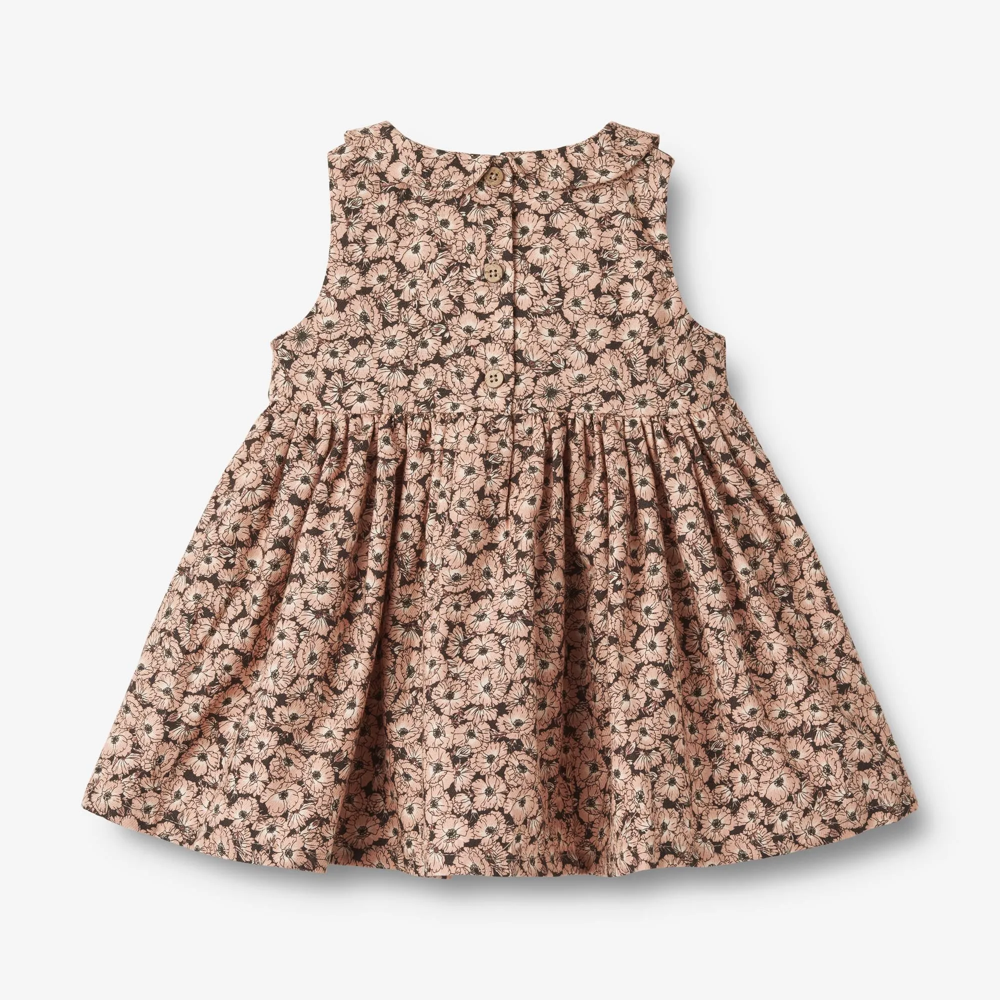 Dress Eila - anemones in plenty Wheat