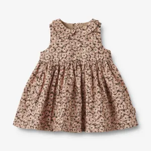 Dress Eila - anemones in plenty Wheat