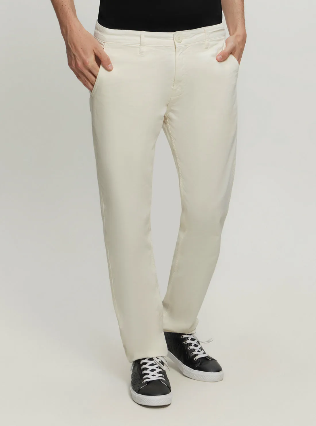 Eco Beige Angels Chino Pants Guess