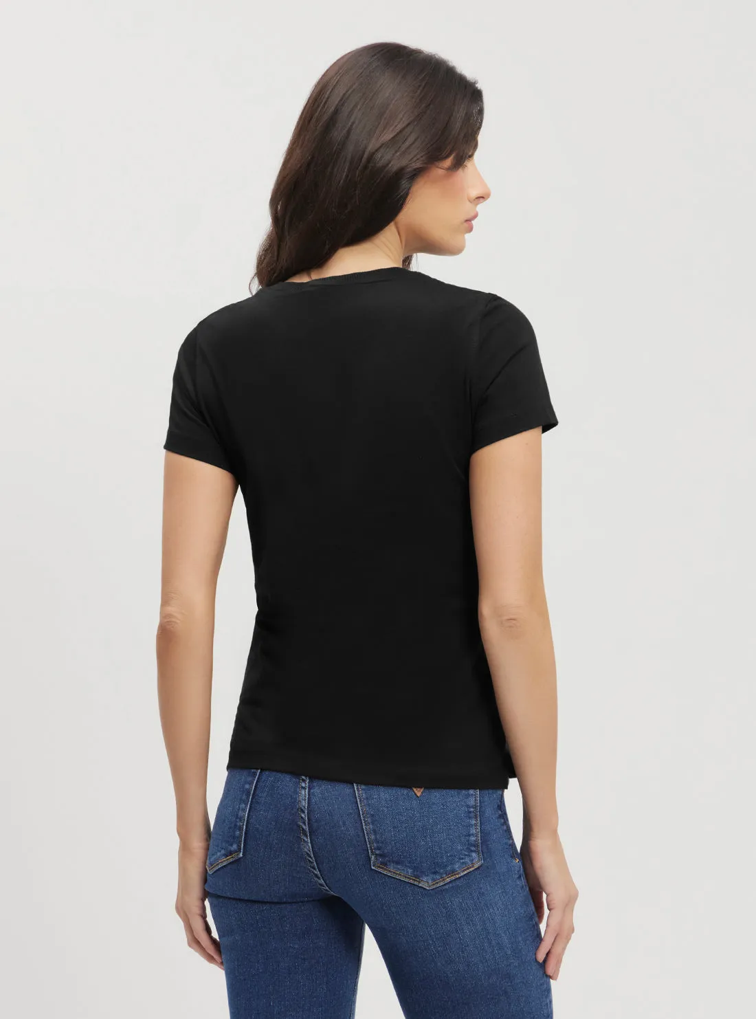 Eco Black Icon Logo T-Shirt Guess