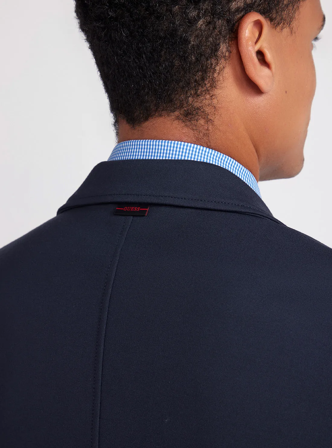 Eco Navy Blue Tech Tyron Blazer Guess