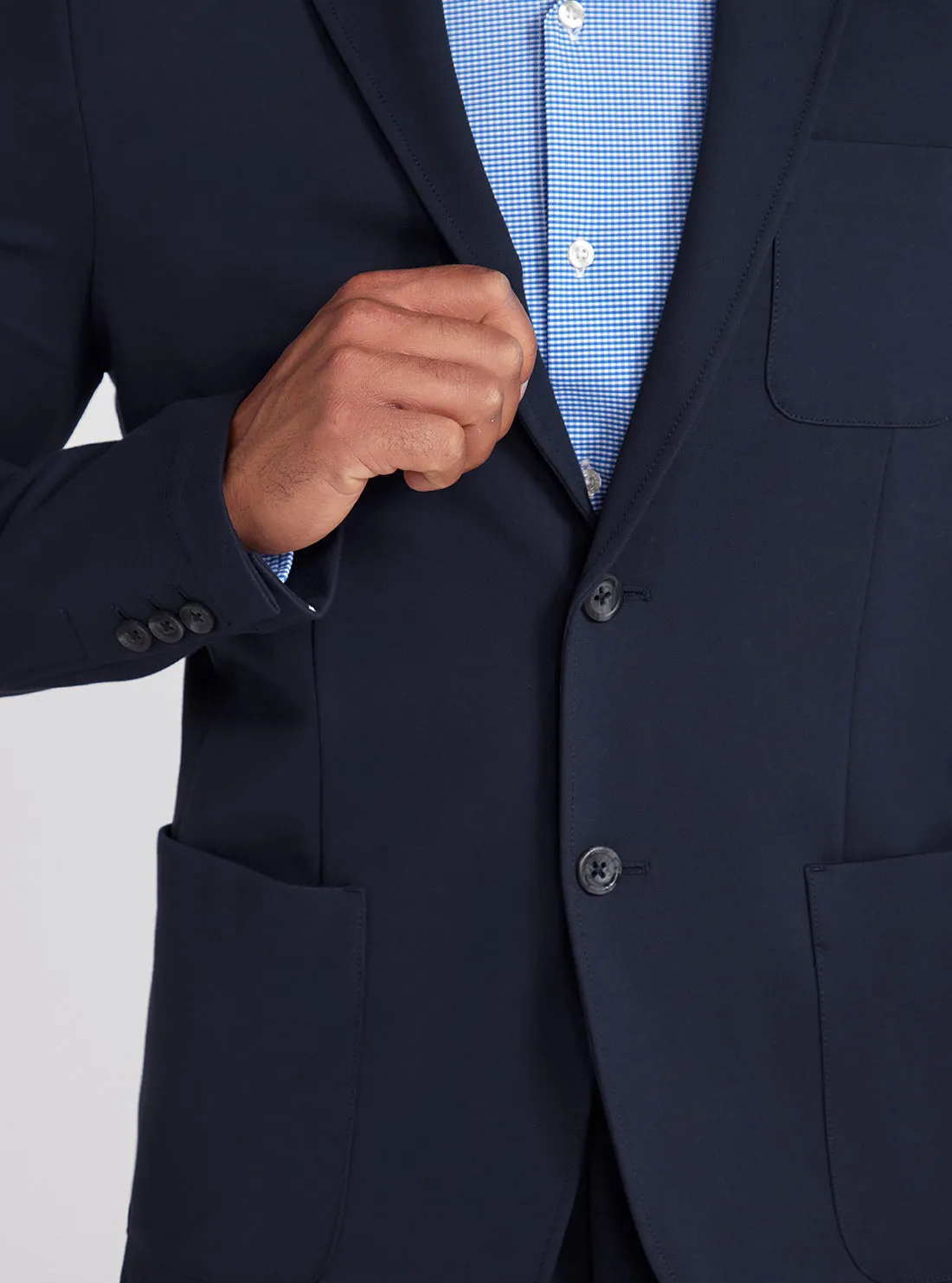 Eco Navy Blue Tech Tyron Blazer Guess