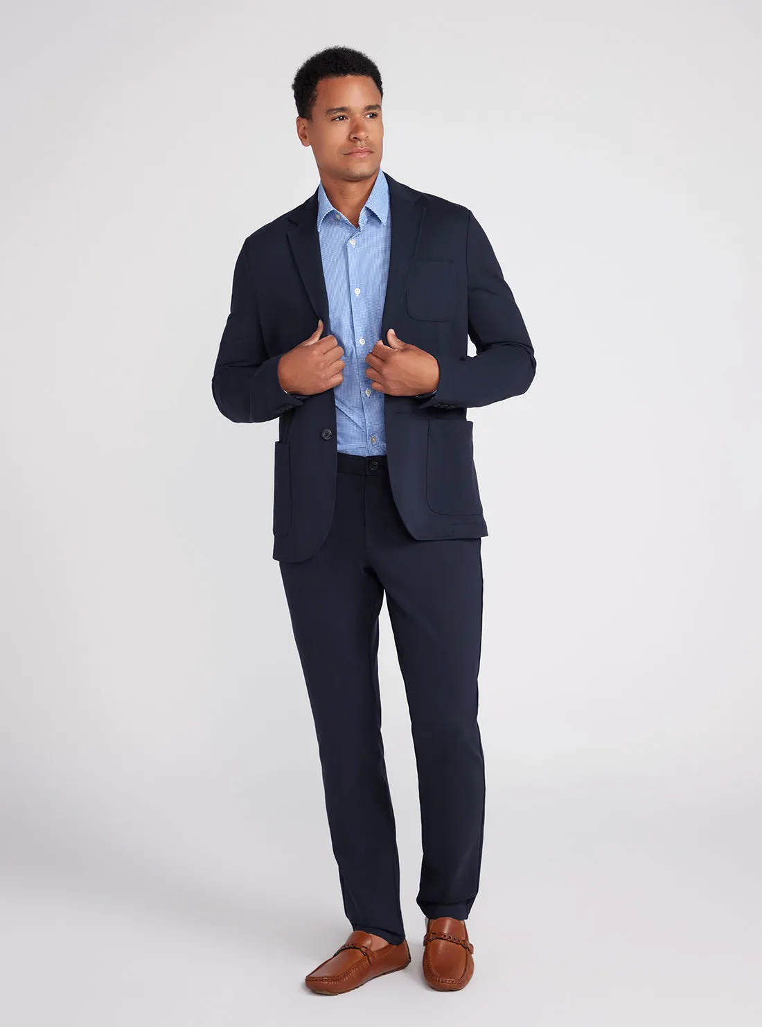 Eco Navy Blue Tech Tyron Blazer Guess