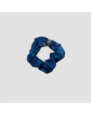 Ella Silk Scrunchie Set With Tie | Blue TOGAS