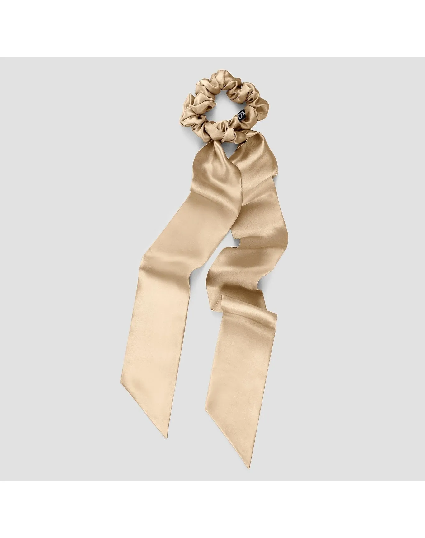 Ella Silk Scrunchie Set With Tie | Golden TOGAS