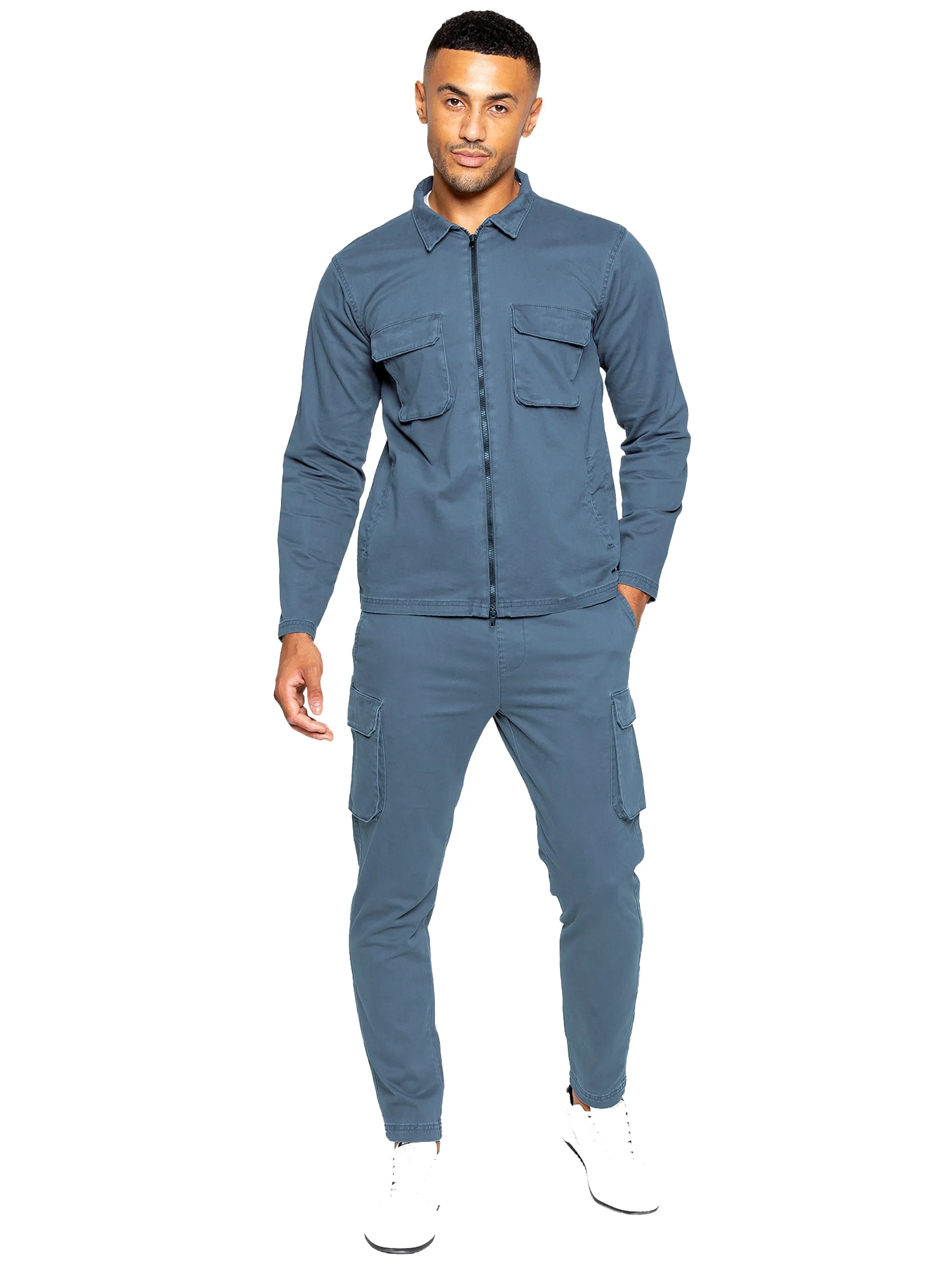 Enzo | Mens Cargo Tracksuit