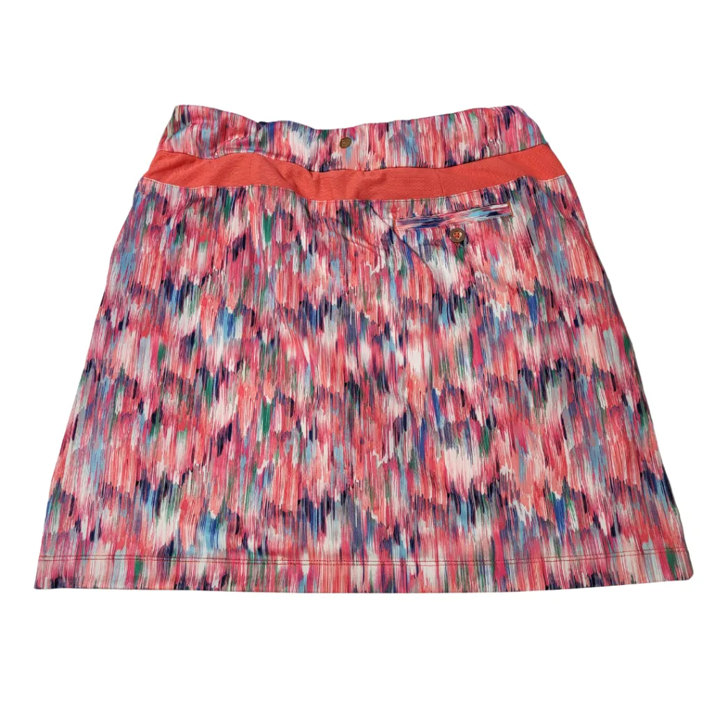 EP NY Multicolor Dry Vertical Brushstroke Skort Size S MSRP$102